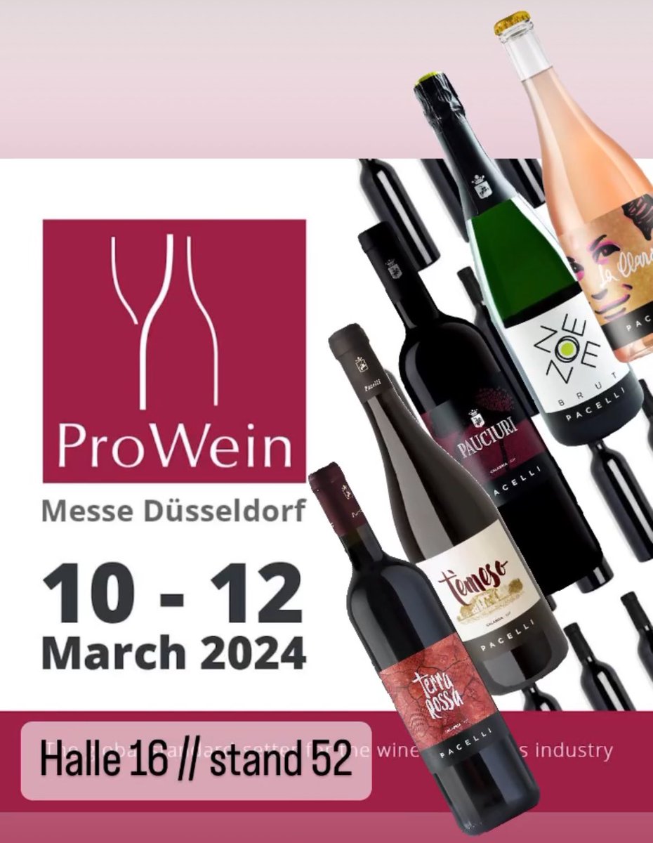 ProWein Düsseldorf scalda i motori. Ci saremo anche noi, con i nostri “bolidi”: dal 10 al 12 marzo 2024, a trent’anni esatti dall’edizione n. 1. <a href="/ProWein/">ProWein</a> <a href="/VisitDusseldorf/">Visit Düsseldorf</a> 
.
.
.
#düsseldorf #prowein2024 #vinibiologici #organicwine #piccoliproduttorigrandivini #siamofivi