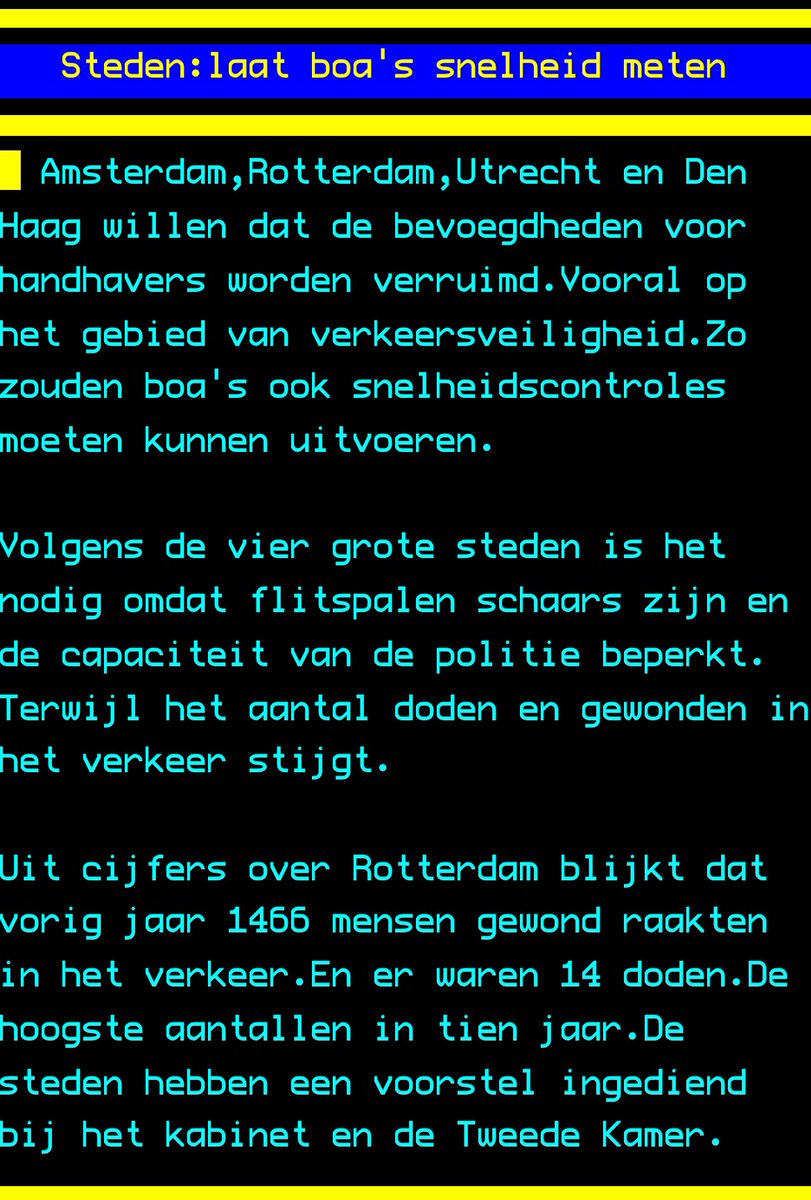 dirkvanvliet's tweet photo. 14 verkeersdoden per jaar in Rotterdam! Het wachten is nu op de inzet van BOA’s bij de bestrijding van de 16 geweldsdoden die daar jaarlijks te betreuren zijn. #BOA #handhaving #Rotterdam https://t.co/pVT8mEh9oq