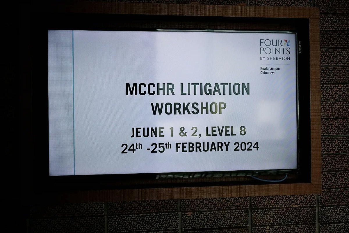 We are grateful to have concluded our first Strategic Litigation Workshop of 2024! The workshop held on 24 - 25 February was a success, attended by around 30 legal practitioners, law students and activists across Malaysia! #humanrights #strategiclitigation #kualalumpur