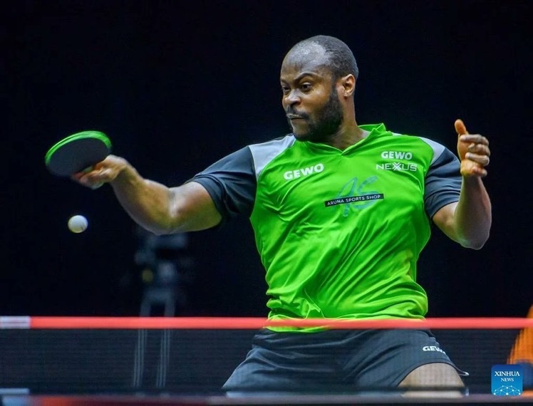 Wow 👏👏 Nigeria’s 🇳🇬 Aruna Quadri wins silver as table tennis gives Nigeria first medals at African Games.