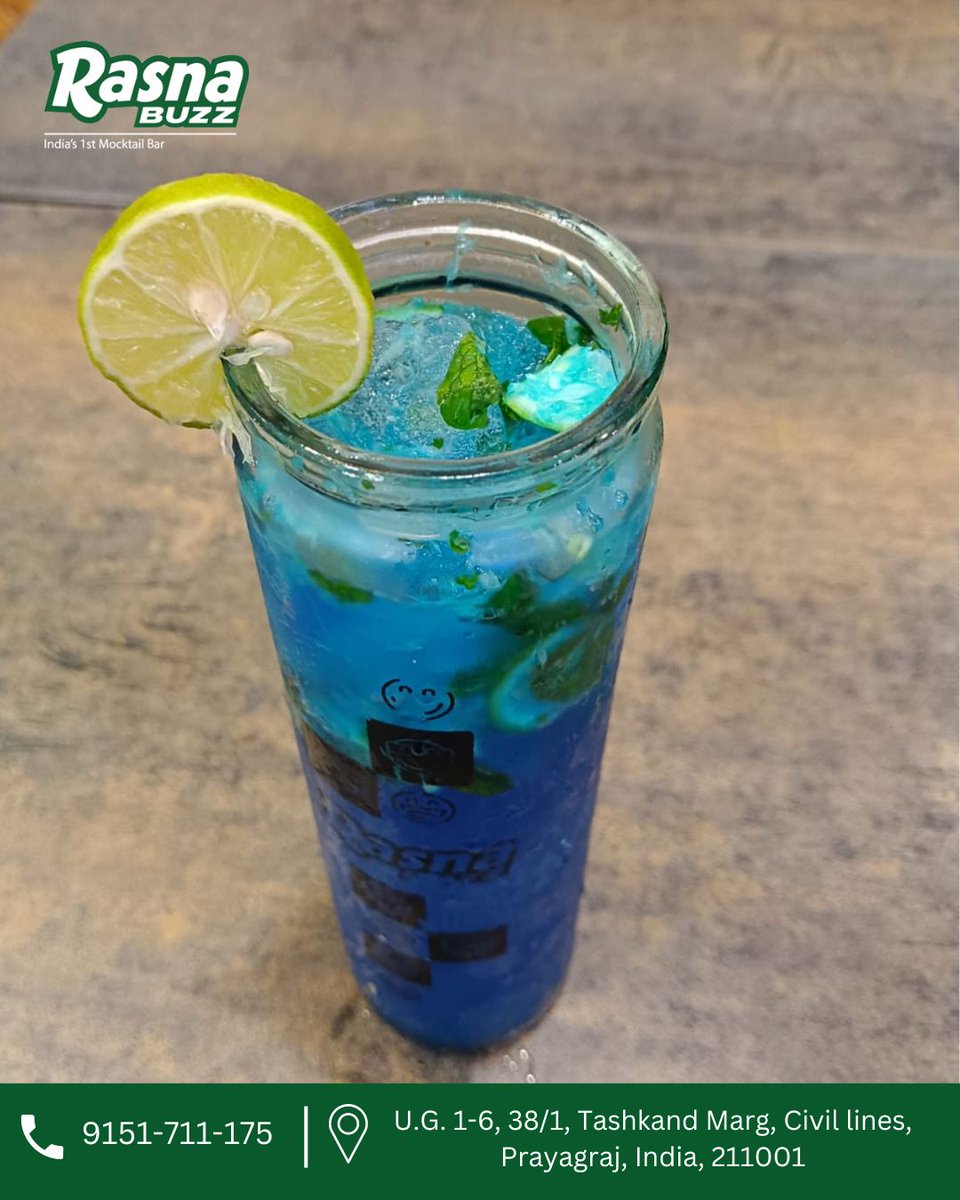AyushVishal15's tweet image. Dive into pure refreshment with our Blue Lagoon Mocktail – a tantalizing blend of citrusy bliss and cool blue hues. 🍹✨ Experience the taste of paradise! 💙 #BlueLagoonMocktail #SipIntoSerenity
