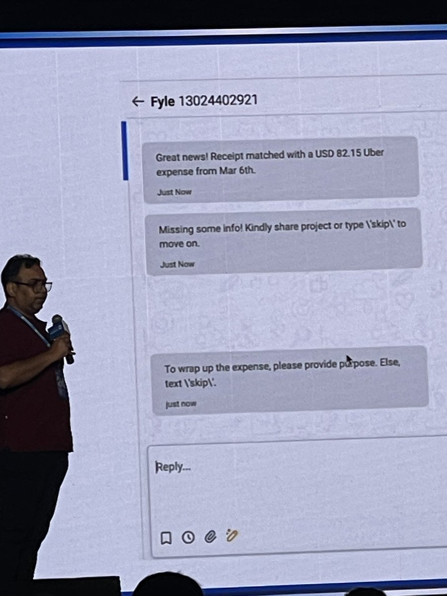 Who would have thought submitting  expenses would be fun!!!  #SaaSBoomi24 #fyle #GenAI  #Qapita #ExpenseReport #TextFirst
