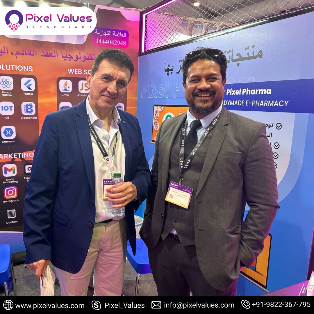 ValuesLabs's tweet photo. ✨It's 3rd day of #LEAP2024  and we're having a fantastic time
🌐 https://t.co/6pUshwfKah

#PixelValuesTechnolabs #PixelValues #Leap2024 #Exhibition #MobileAppDevelopmentCompany #Leap2024Expo #CuttingEdgeIT #ITSolutions #TechNeeds #Collaboration #LetsConnect #ExplorePossibilities https://t.co/eJq3w2iXCU