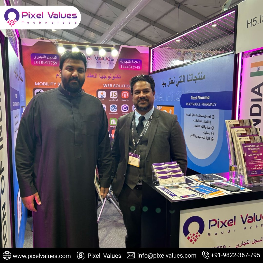 ValuesLabs's tweet photo. ✨It's 3rd day of #LEAP2024  and we're having a fantastic time
🌐 https://t.co/6pUshwfKah

#PixelValuesTechnolabs #PixelValues #Leap2024 #Exhibition #MobileAppDevelopmentCompany #Leap2024Expo #CuttingEdgeIT #ITSolutions #TechNeeds #Collaboration #LetsConnect #ExplorePossibilities https://t.co/eJq3w2iXCU
