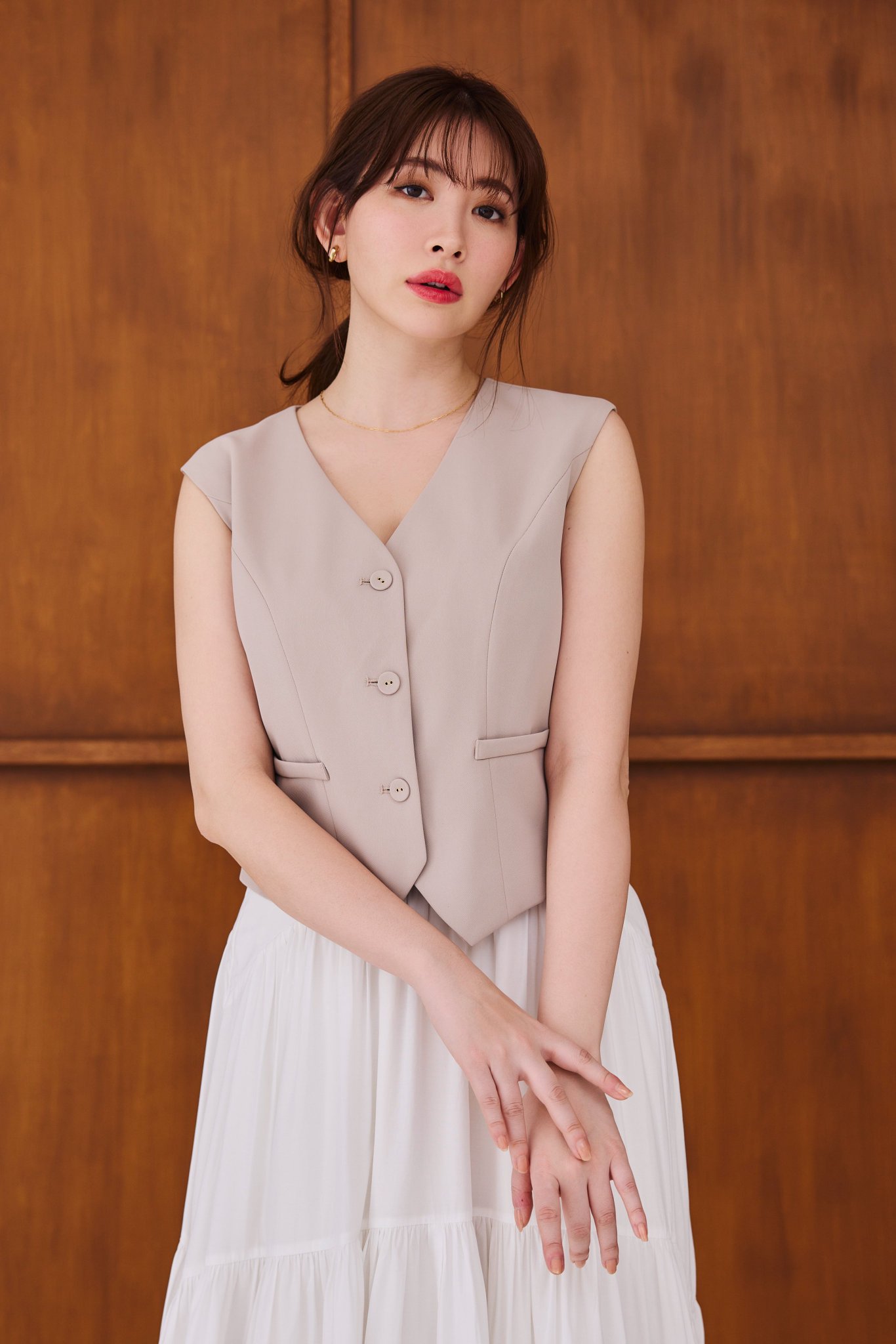 Her lip to♡ SoHo Twill Vest