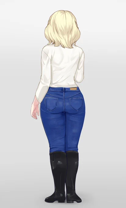 これはジーンズのコロちゃん!SKEBでかかせていただきました! 