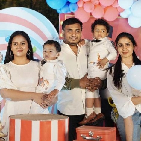 BangaloreTimes1's tweet photo. Snapshots from the birthday bash of Amulya and Jagdish Chandra kids Atharv and Aadhav
#birthdayparty #birthdayposts #Sandalwood #amulya https://t.co/eV8RavL6WI