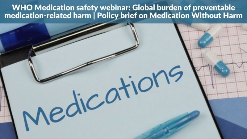 There is still time to register for the @WHO launch of their publications on Medication Safety, “Global burden of preventable medication-related harm” and “Policy brief on Medication Without Harm” on March 7, 2024 at 1:00 PM GMT. who.zoom.us/webinar/regist…