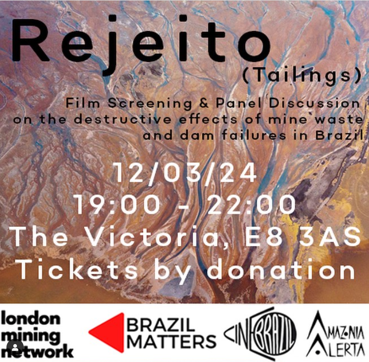 TLIKings's tweet photo. We invite you to join Brazil Matters on the 12th of March for a screening of this important film on the consequences of mining in 🇧🇷 https://t.co/UbtPX1WpaX