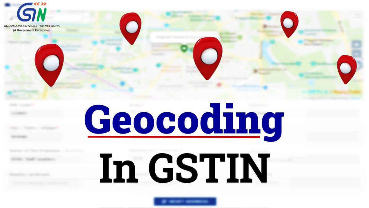 Infosys_GSTN's tweet photo. Watch informative video on ‘How to Geo-code your GSTIN’.
Link: https://t.co/Z68ULLRvWG
For previous webinars and other videos: https://t.co/zXJvaVLAVL
#GeoCodinginGST #gst #GSTN #Newfunctionality #webinar #GSTRegistration https://t.co/kecFlLFGZW