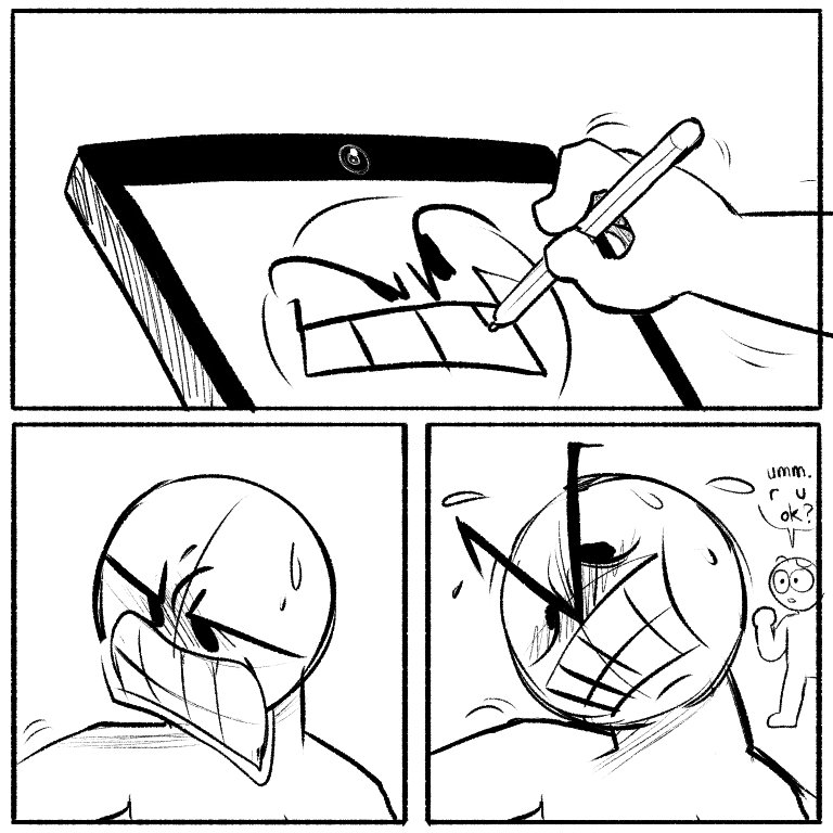 when i draw expressions i actually physically make that expression and bob my head around 💀 PLS TELL ME IM NOT THE ONLY ONE