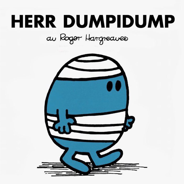 In Norway, Mr Bump is known as Herr Dumpidump. 

#WorldBookDay