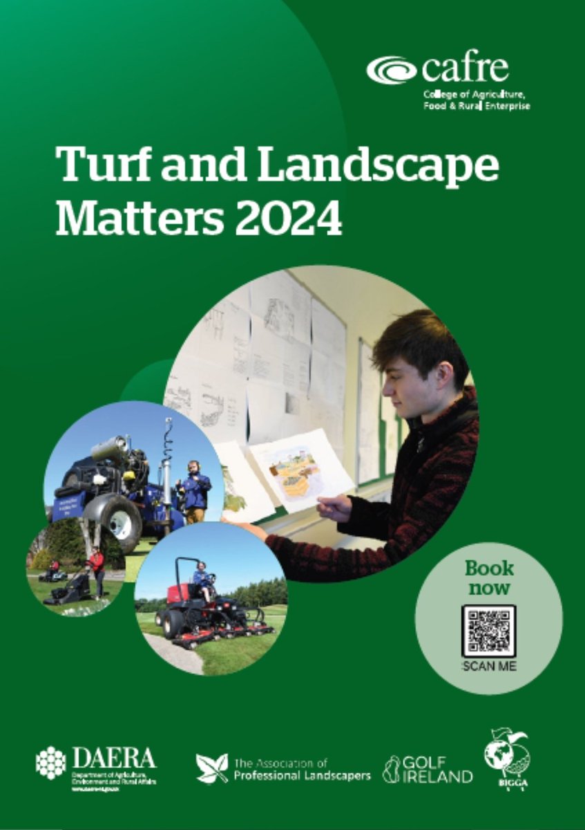 Looking forward to attending the Turfmatters show next week at Greenmount College. Come and say hello to team Turfcare 🔵🟢🟡turfcare.eu #turfcare3pa @TurfCare_IRL_UK