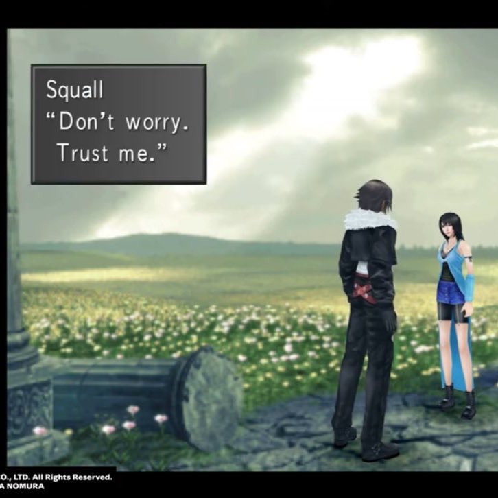 Oh, you know… it’s just Cloud and Squall standing in a flower field, telling their loves to trust them with the task of defeating the big bad 🫠💕 #clerith
