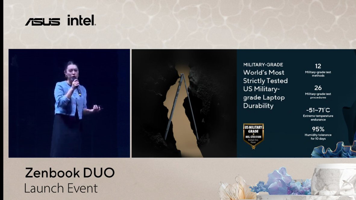 Laptop ASUS Zenbook Duo sudah berstandar military grade #ASUSZenbookDUO #WatchandwinDUO