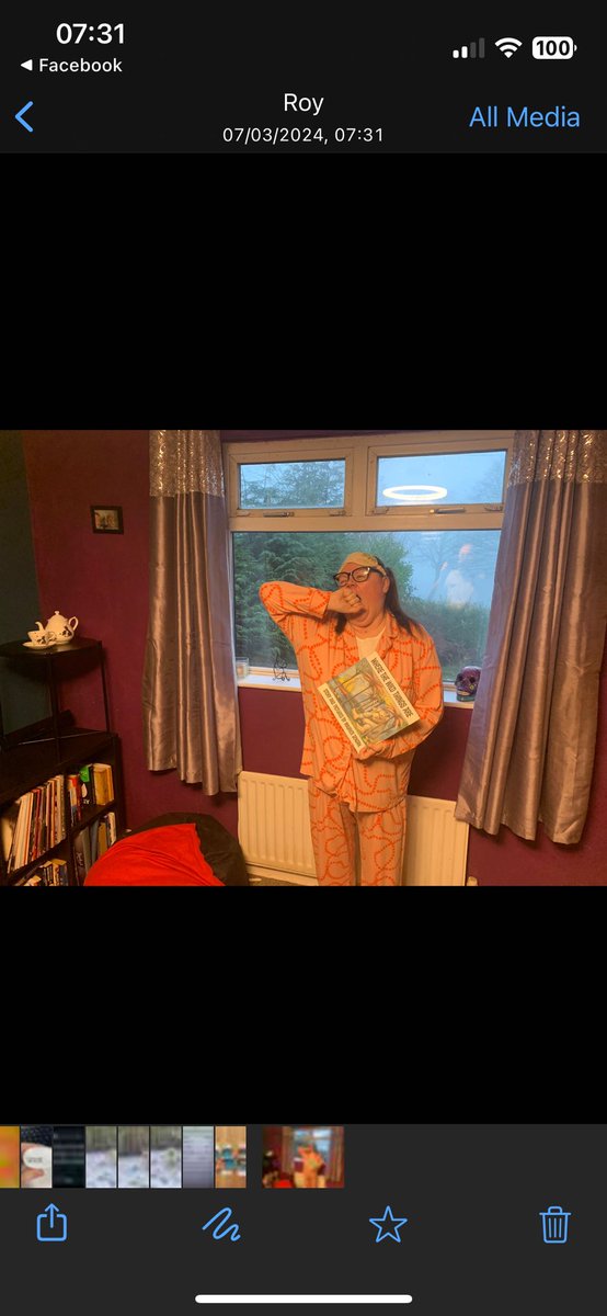 lulip2107's tweet photo. Happy world book day. My costume is pjs and my favourite book. https://t.co/ScIrJM45ZB