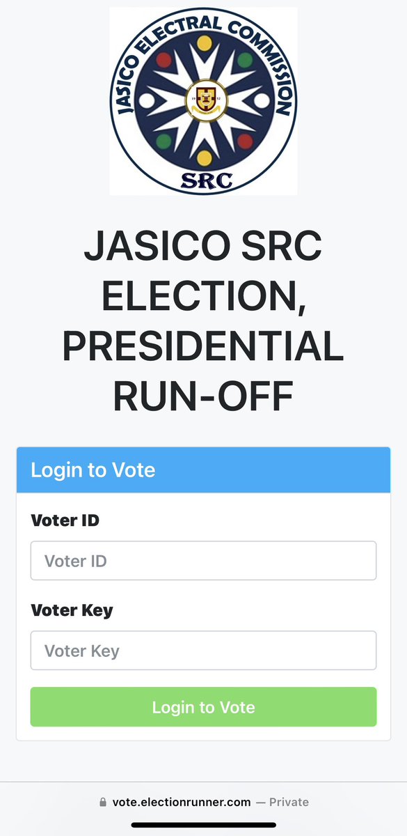 Embrace the power of your voice! Today's SRC Presidential runoff election is happening online – make your choice count. Vote wisely for the leader who will shape our campus future. 🗳️ #SRCRunoff #VoteWisely <a href="/VOICE_of_KNUST/">𝐕𝐎𝐈𝐂𝐄 𝐎𝐅 𝐊𝐍𝐔𝐒𝐓</a> <a href="/TJasico41605/">TIEN JASICO</a> @Jasico1952 || Safo Newman || Openda Kumasi