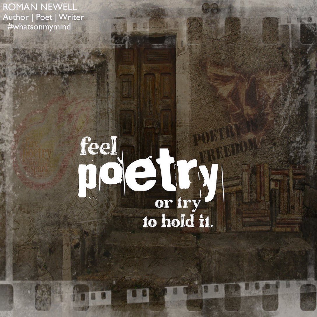 “feel poetry…”

THE WALLS WE PUT UP IN THE NIGHT
~ Oil In The Hand
⭐️⭐️⭐️⭐️⭐️
by: Roman Newell 

amzn.to/2I81NlR 

#poetrytwt #booktwt #freeverse #poetry #weekendreading #darkpoetry #poetrylovers #readingpoetry #bookrecs #poetrycommunity