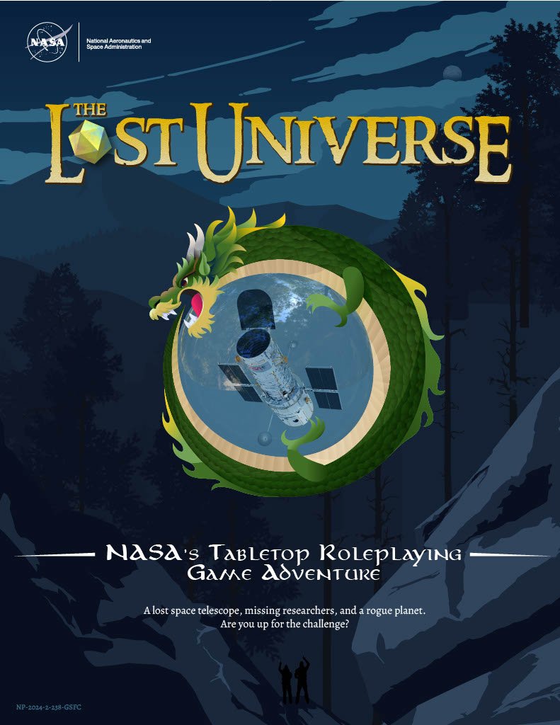 <a href="/NASA/">NASA</a>
が公開した汎用SFファンタジーTRPGシナリオ 「The Lost Universe」の非公式日本語訳v0.1を公開しました。訳者の私は宇宙無知で翻訳作業も突貫なため誤訳あれば教えてください。宇宙専門家が作った宇宙ファンタジーを味わいましょう。 #TRPG
drive.google.com/file/d/1nrexwU…