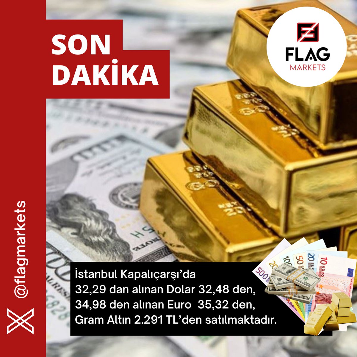 flagmarkets's tweet photo. #Sondakika 
#Dolar #Euro #Gramaltın https://t.co/zCjGAAMemO