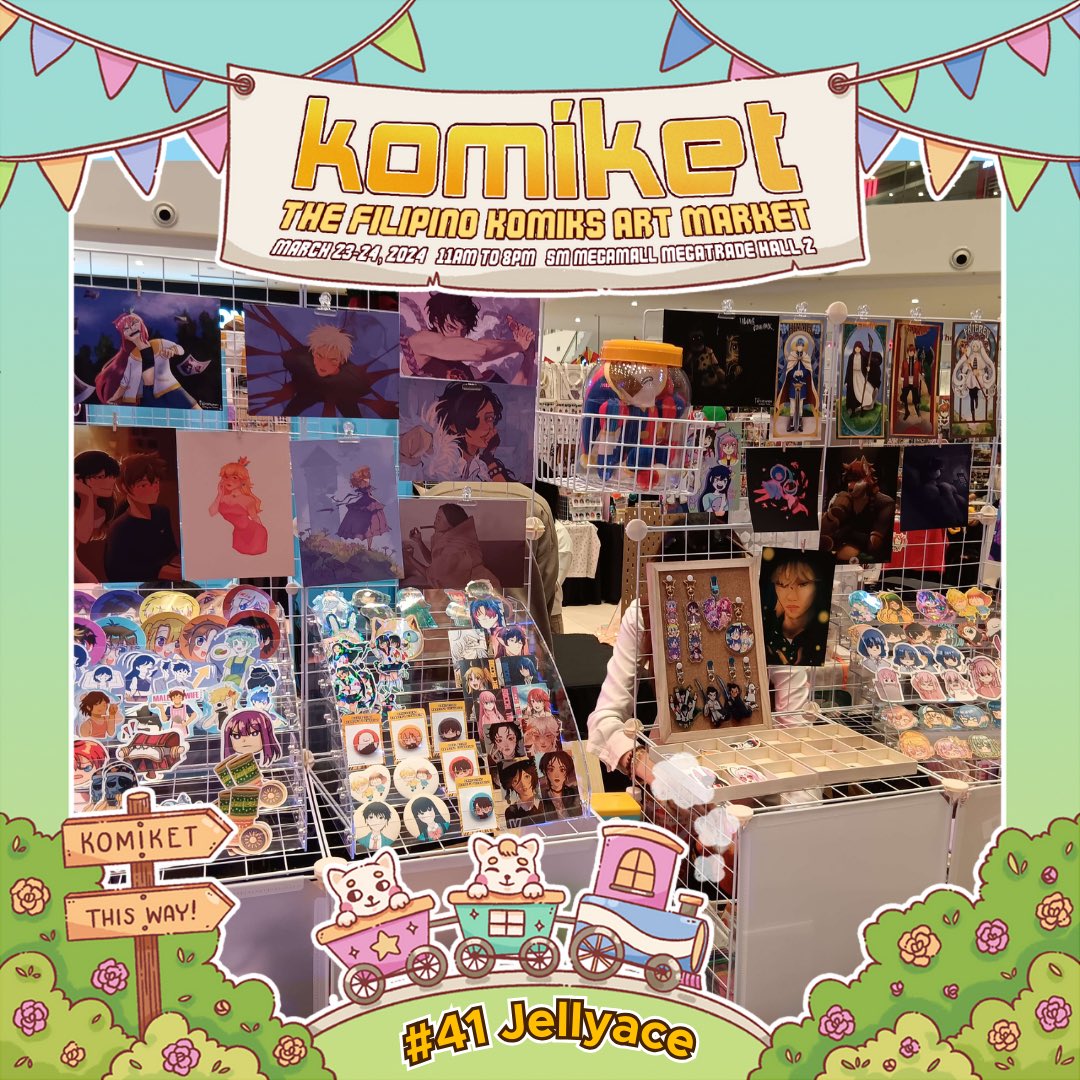 KomiketPH's tweet photo. The kids are doing alright! Present po!🙋‍♀️ Check out the Youth &amp; Student-led exhibitors presenting their own awesome komiks, art, stickers, prints, merch &amp; more here at Komiket March 23-24, SM Megamall Megatrade Hall 2, from 11am to 8pm. Tix P100 only~

#komiketmarch
#komiket2024 https://t.co/4FOVhiCLrI