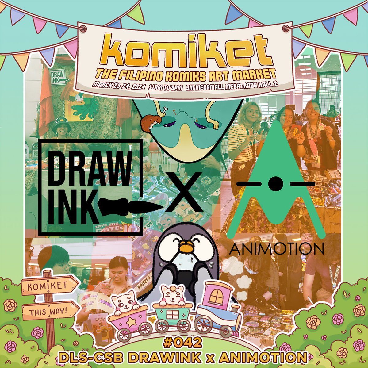 KomiketPH's tweet photo. The kids are doing alright! Present po!🙋‍♀️ Check out the Youth &amp; Student-led exhibitors presenting their own awesome komiks, art, stickers, prints, merch &amp; more here at Komiket March 23-24, SM Megamall Megatrade Hall 2, from 11am to 8pm. Tix P100 only~

#komiketmarch
#komiket2024 https://t.co/4FOVhiCLrI