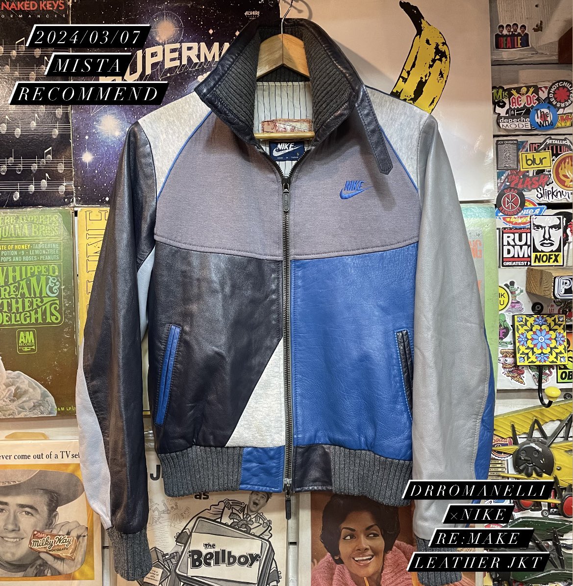 人気定番，お得 ドクターロマネリ NIKE Dr.romanelli レザージャケット