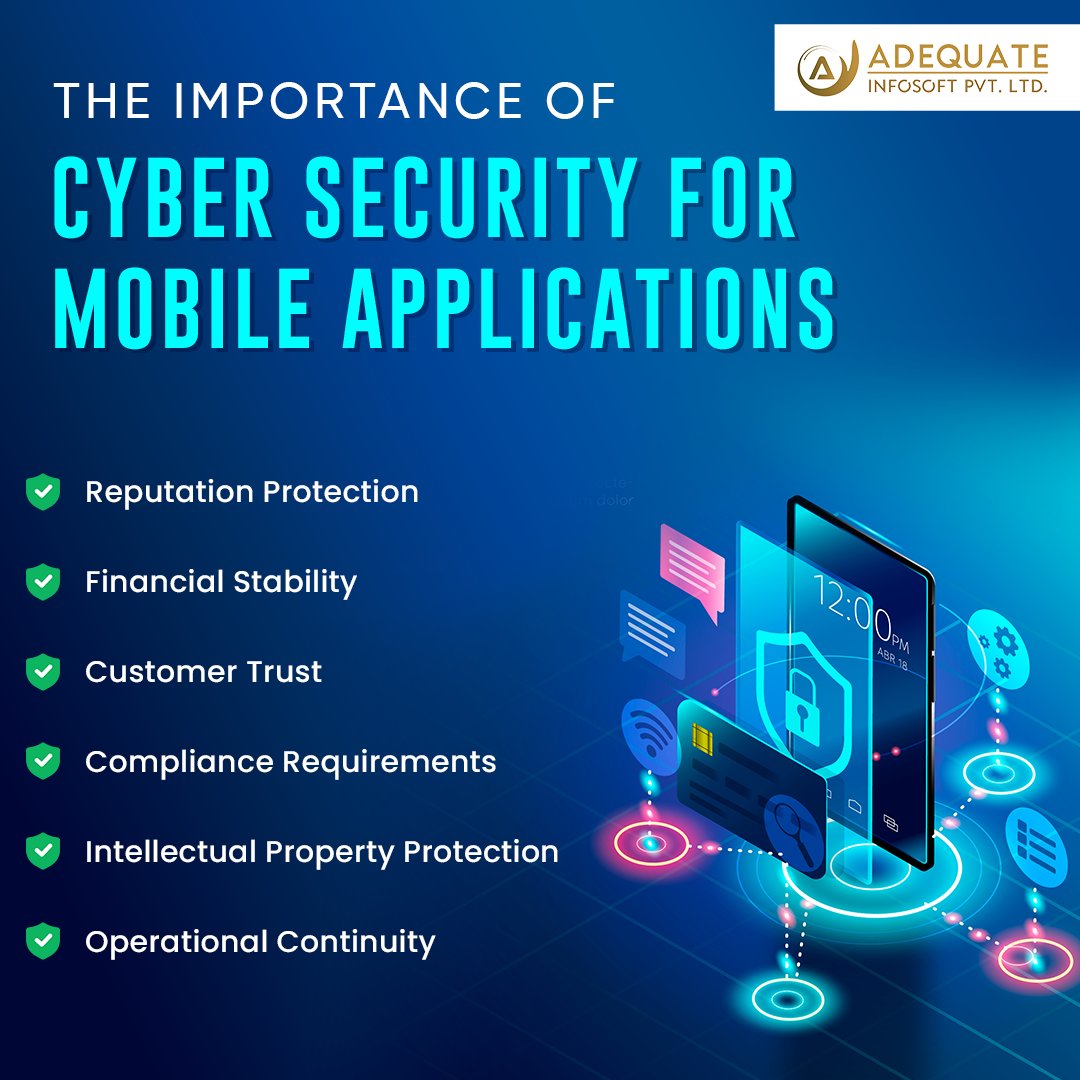 ADQInfosoft's tweet image. Does cybersecurity matter for businesses? Know the top 6 importance of cybersecurity that can help protect your reputation and finances, and build customers.
adequateinfosoft.com/security-softw…

#AdequateInfosoft #cybersecuritytips  #CybersecurityNews #SoftwareDevelopment #softwaredeveloper