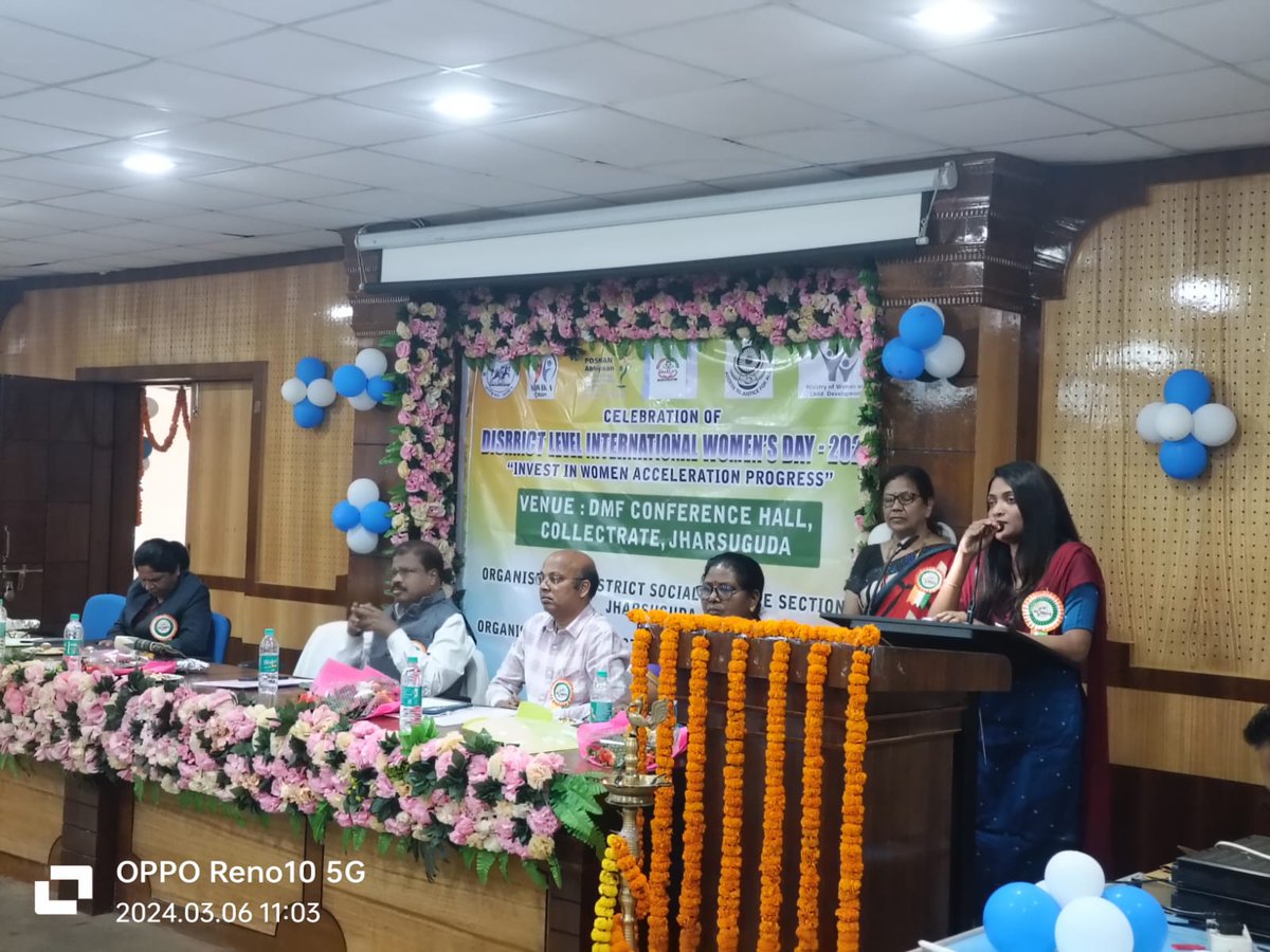 dlsajharsuguda's tweet photo. Observance of International Women's Day on 06.03.2024 at DMF Conference Hall, Collectorate, Jharsuguda https://t.co/tSUmgYmjCB