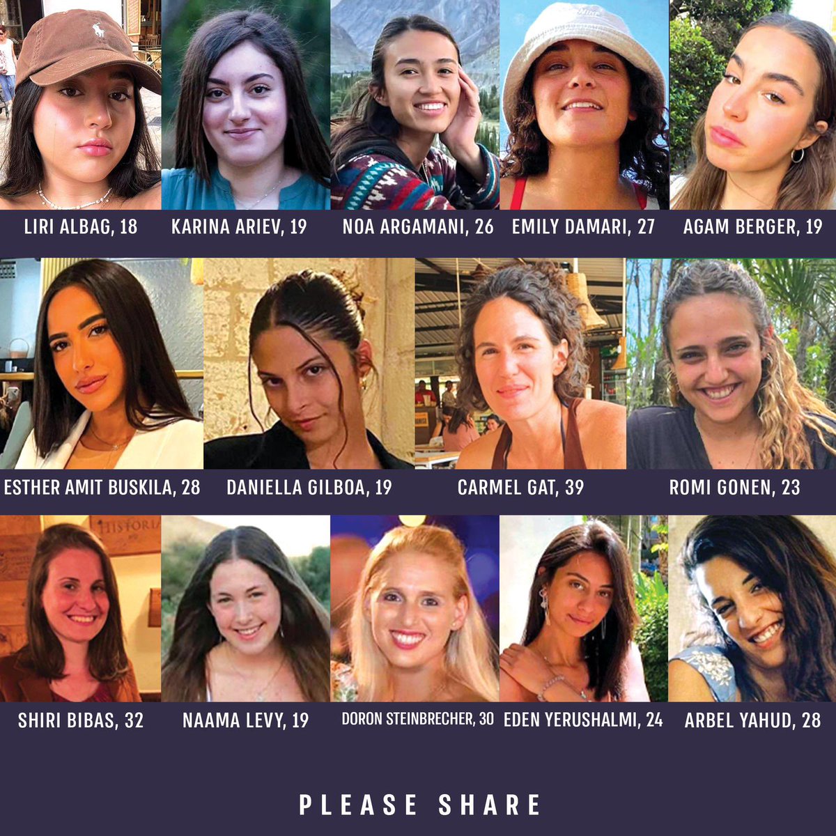 Please, share. We want all the hostages back, unconditionally. 
Help end this war and put more pressure, make the media talk about them.

#BringThemBack