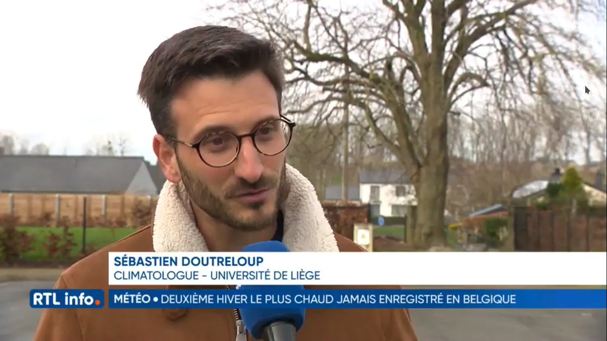 L'hiver météo qui s'est terminé était : 
🌡️ le 2ème le plus chaud 
🌧️ le 3ème le plus pluvieux 
☁️ le 2ème le plus sombre 

👉 Bref, le réchauffement climatique est bien là ‼️

A revoir ici ⤵️
rtl.be/page-videos/be…