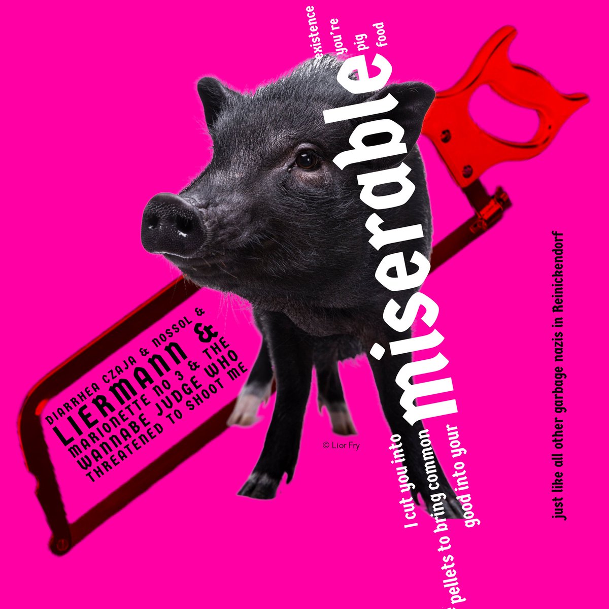VanLuft's tweet photo. pig food edit © Lior Fry
#nazischädelschlierfräulein #hitlerpuppetloudmouthdwarf #HamasIsISIS #alikhamenei #naziloch #art #artistsoninstagram #artwork #artgallery #artoftheday #artforsale #NeverAgainIsNow #turds #WWIV #binlicker #AFD #art #artcollector #ArtistOnTwitter https://t.co/8Kr0oy0GnM