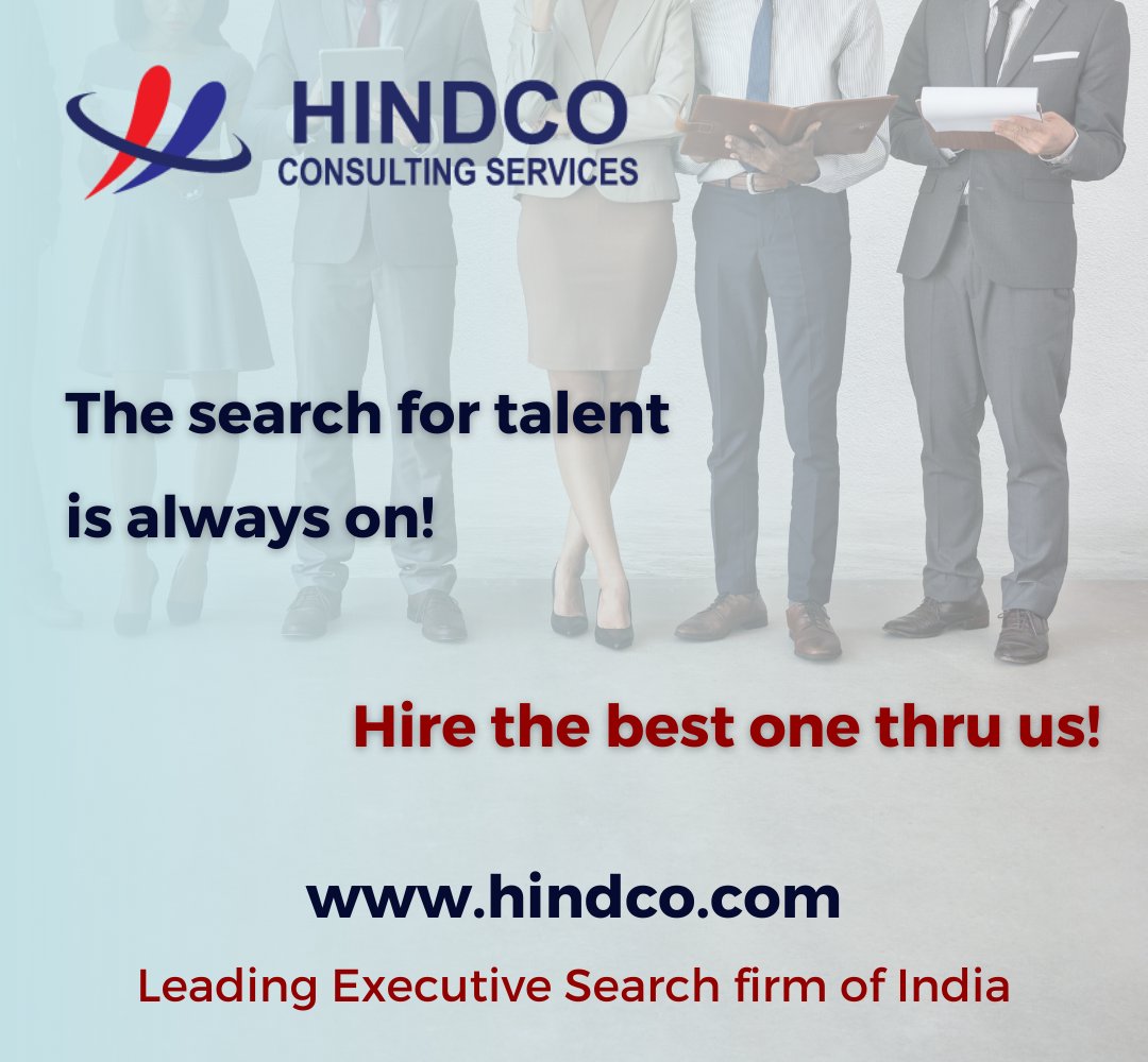 Hire best talent thru hindco.com
 
 #executivesearchfirm #hindco #recruitmentfirm #executivesearch #offering #careermentoring #outplacement #sourcing #headhunting #hiring #manufacturing #pharma #fmcg #it #chemical