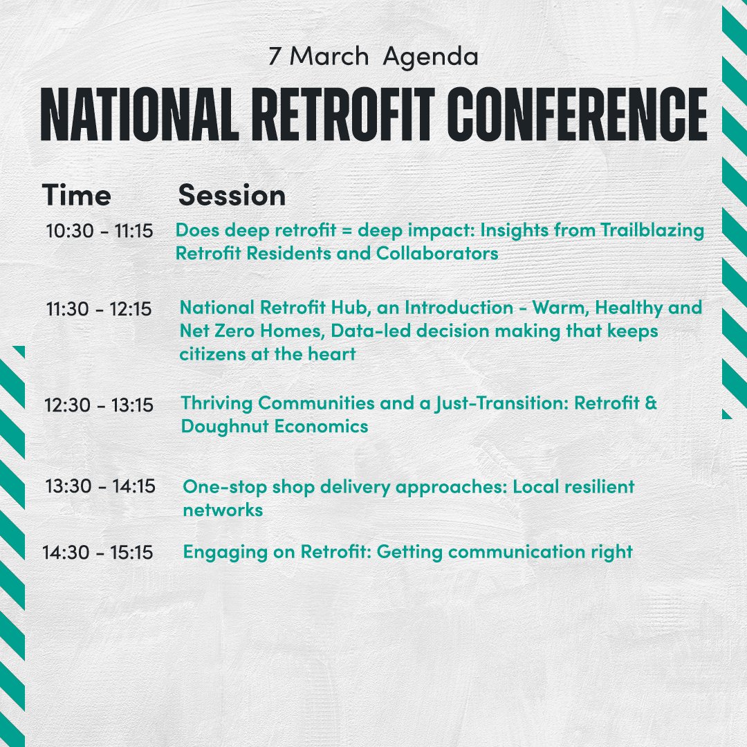 🏢 Explore today's lineup at the National Retrofit Conference at Futurebuild 2024! With insightful sessions, there's something for everyone. Reserve your spot now and be part of the conversation! bit.ly/3TjkOEy #futurebuild2024