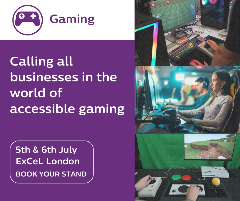 Whether you're a provider of assistive technology, a software company, or an expert in interactive gaming and entertainment experiences. Showcase your innovations to an engaged audience of 10,000 delegates. Enquire now: zurl.co/glch