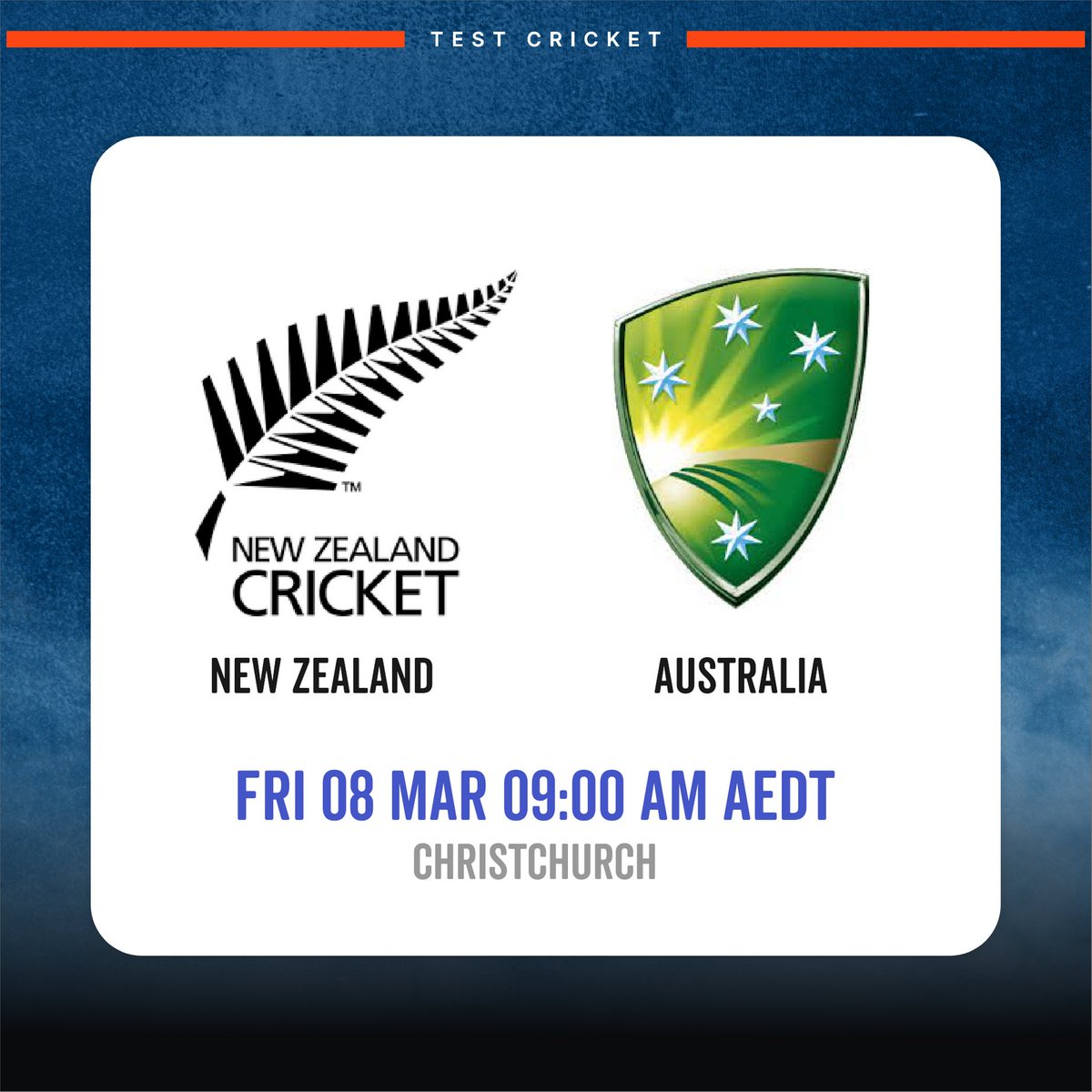 SmartBapp's tweet image. 🏏 Battle of the Titans: NZ Vs AUS Test Match Update! 🏏

Join the SmartBapp Now! 🏆🌐

#SmartBapp #NZvsAUS #TestCricket #CricketBattle #GiantClash #FridayCricket #LiveScores #CricketFever #SmartBUpdates #BatAndBall #PitchPassion #Cricket #DownUnderVsKiwis #CricketDay #WicketWars