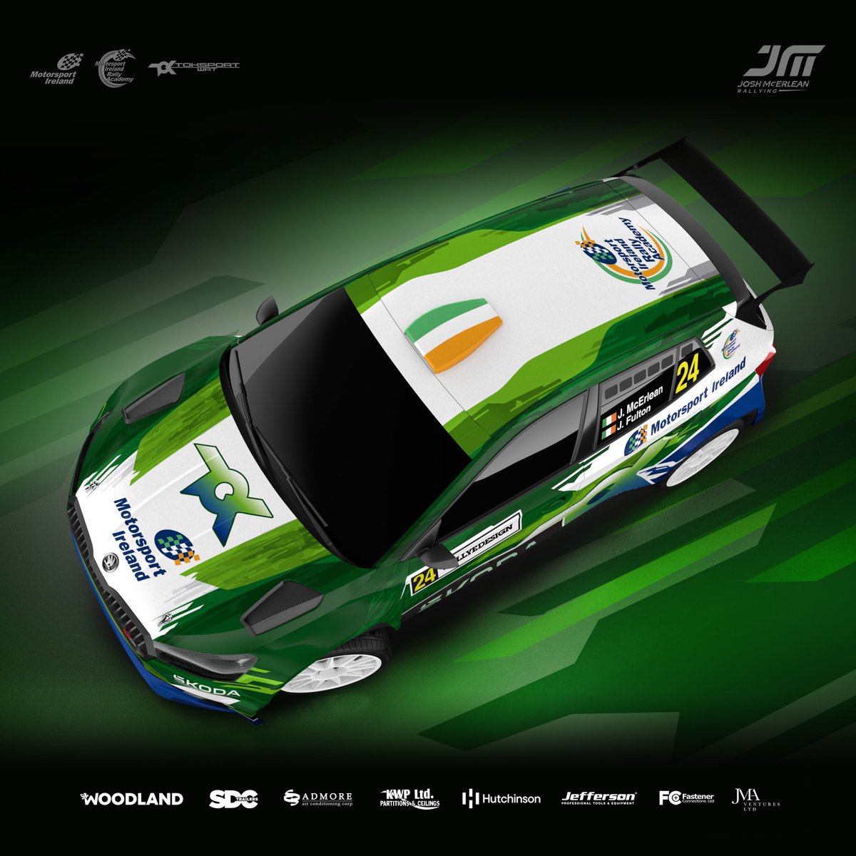 JoshMcErlean5's tweet photo. 🗞 NEWS 

New season 👊
New yoke 👌
New goals 📈
New approach 🤝

I`ll be driving an @MIRallyAcademy @toksportwrt Škoda Fabia RS Rally2 in the @OfficialWRC with @J_Fuzzy_Fulton.

What an amazing opportunity!

Read the full story: 
https://t.co/bQqgNIx5e0

#MIRallyAcademy #WRC https://t.co/dWehEt9aF4