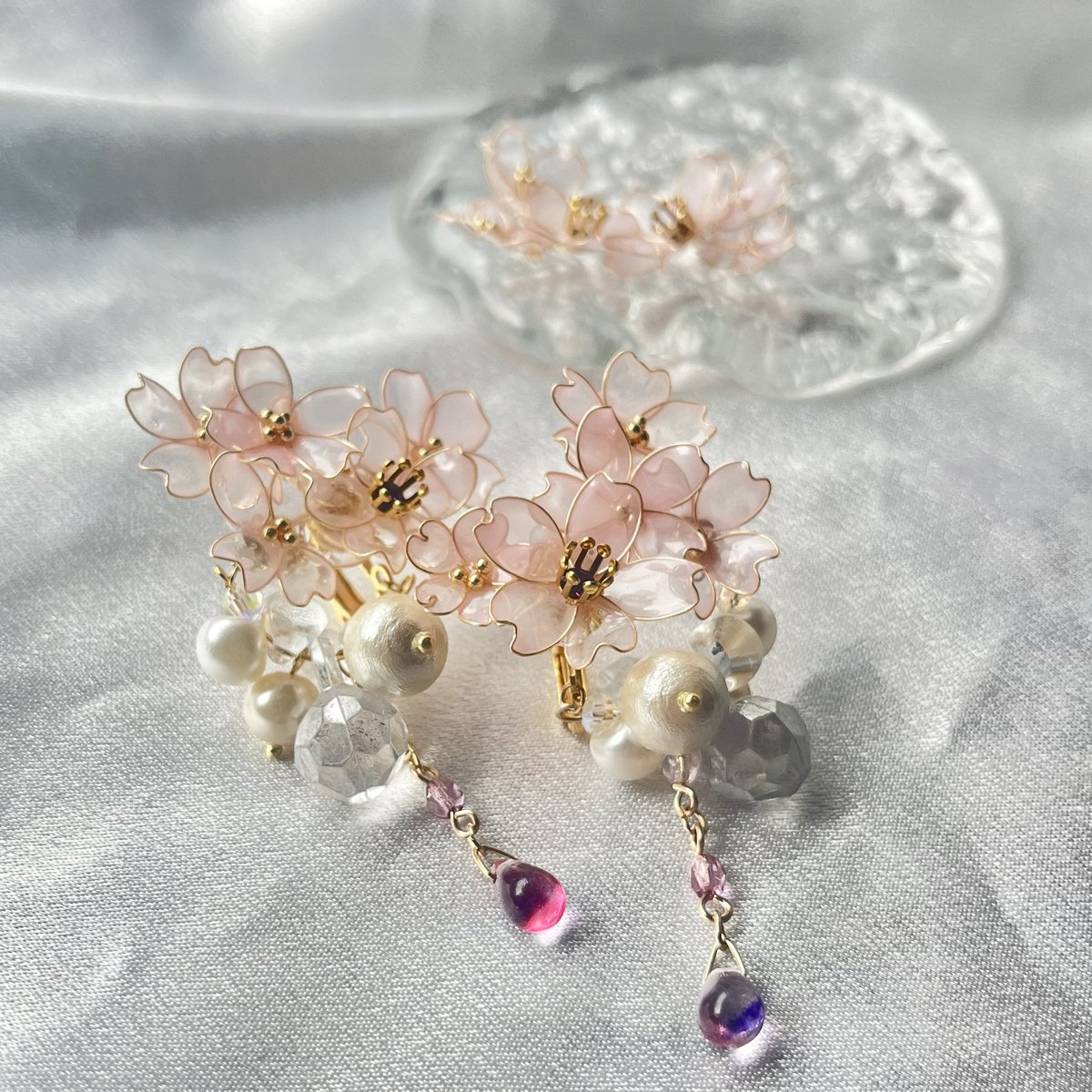 RubyLycoris's tweet photo. #お花見につけて行きたいアクセサリー https://t.co/Yaeziij1Mk