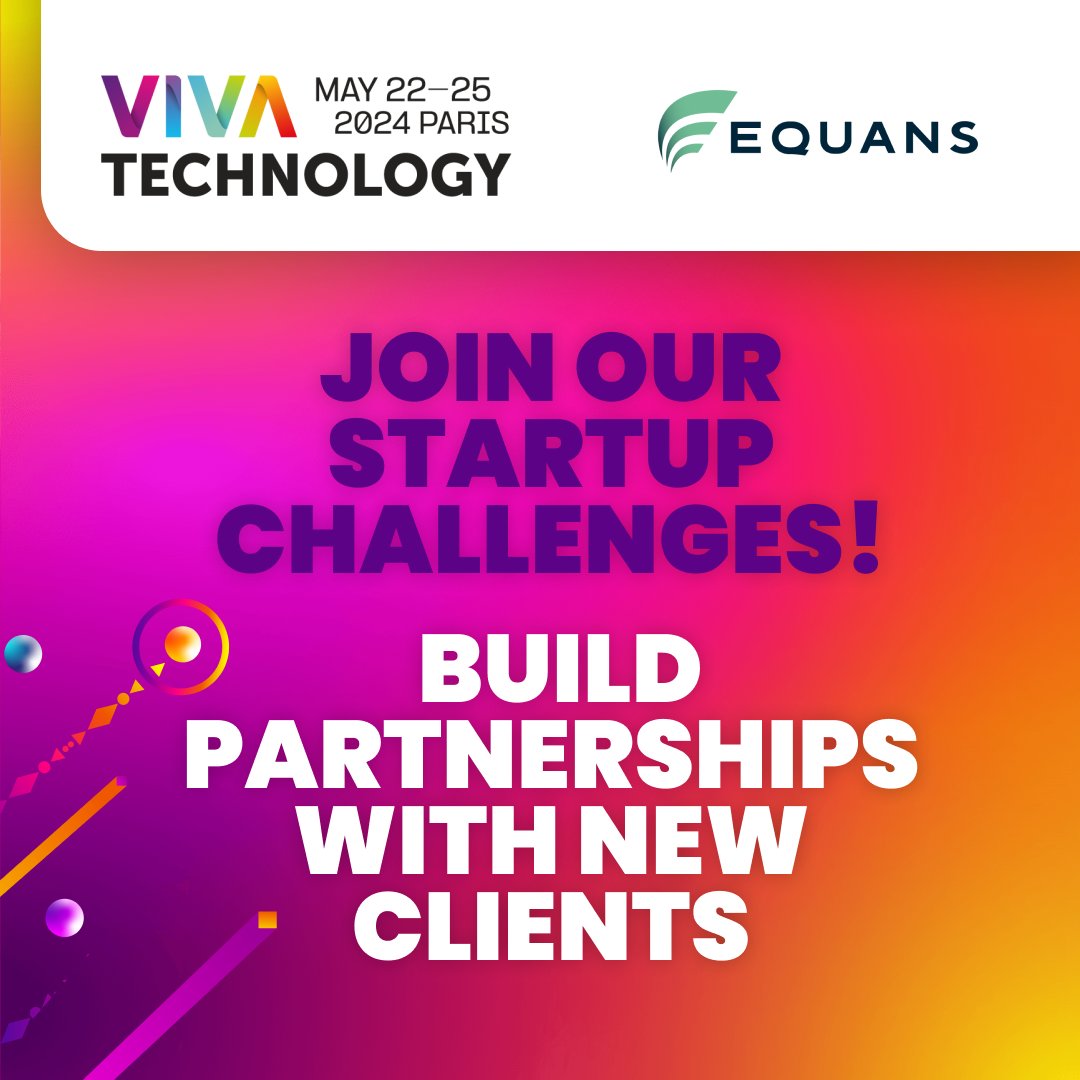 🚨 Challenge Decarbonisation for the industry and the service sector: just few days left to apply 🏆 You have until March 24 to submit your projects. To find out how to apply, click on this link: vivatechnology.com/challenges/equ… #Vivatech2024 #Equans #EmpoweringTransitions