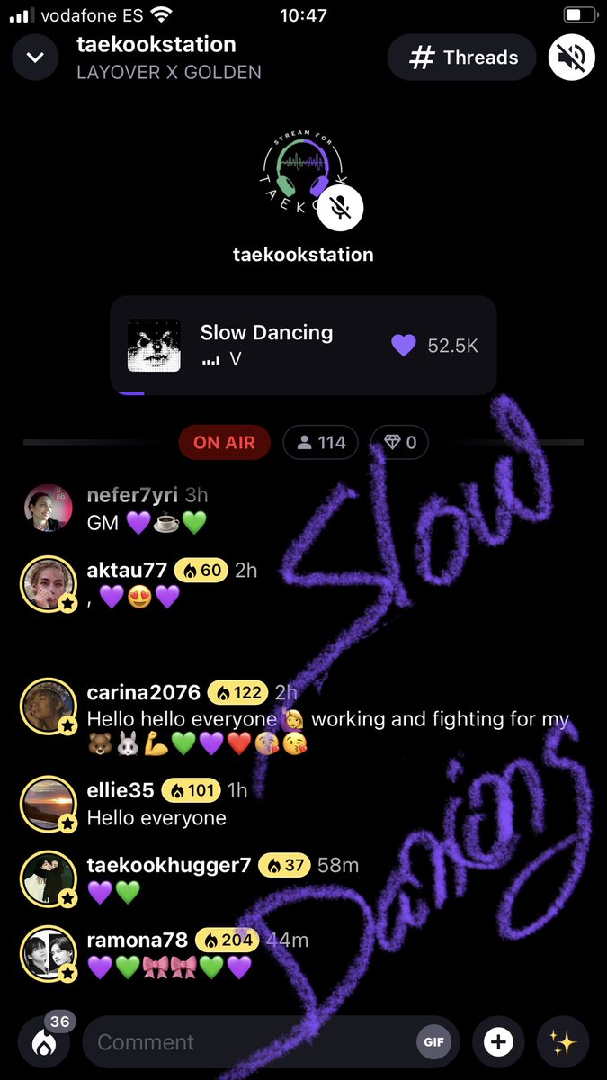 Nefer7yri's tweet image. #ForV &amp;amp; #ForJK TaekookStation SH is on air💚💜