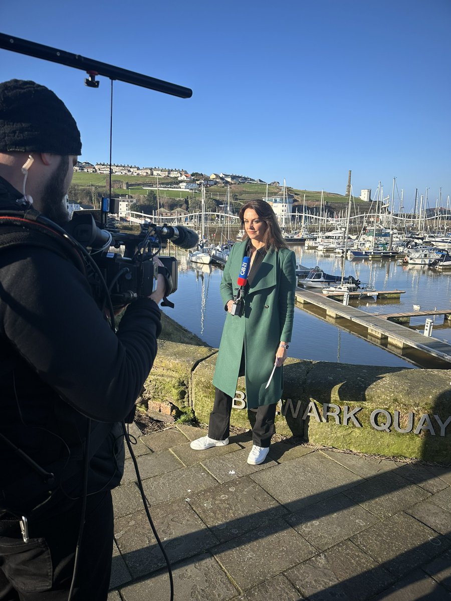 BenWBriscoe's tweet photo. A phenomenal 24 hours getting back on the road with @GBNEWS for our Spring Budget Special presented from Whitehaven with @beverleyturner @MichelleDewbs and @Nigel_Farage and fantastically directed by @FayCross. 
Huge figures; beating Sky News for a whopping 10.5 hours on such a significant news day (source: BARB).