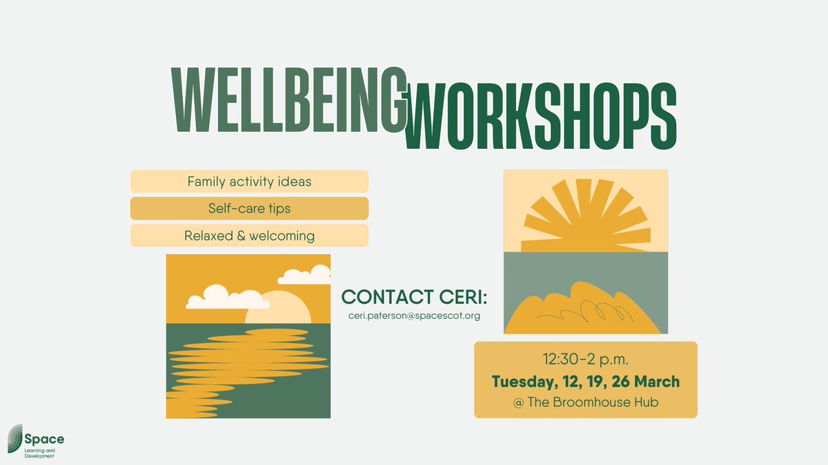 SpaceBroomhouse's tweet image. Stressed about upcoming school holidays? Looking for fresh ideas to entertain family? Feeling overwhelmed &amp;amp; need some me time? 🙋‍♀️

Sign up for our #WellbeingWorkshops, where women can meet new people &amp;amp; learn new things in a safe, welcoming environment. ♀️

#InternationalWomensDay