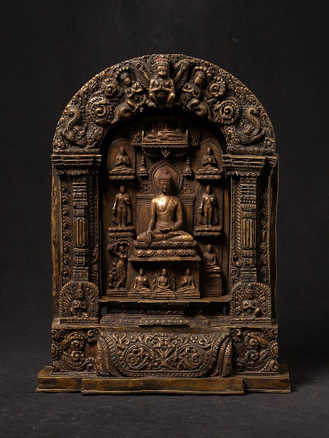 StatuesBuddha's tweet photo. Special antique Nepali bronze Buddha panel
Material : bronze

The height of the inner panel is 36 cm

Bhumisparsha mudra

19th century

Originating from Nepal

Nr: 3700-15

https://t.co/rTzW2KJUNf

#Special #antique #Nepali #bronze #Buddha #panel https://t.co/l53A7FrXgl