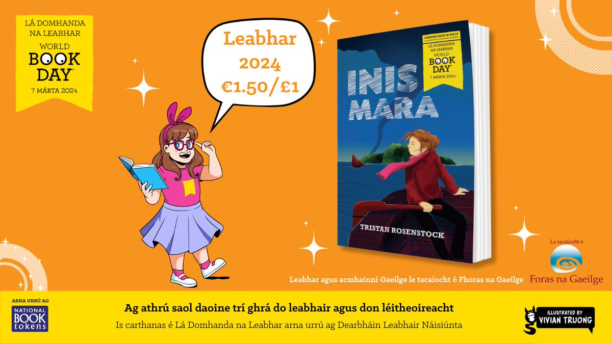🎉 Lá Domhanda na Leabhar sona do chách! 🎉

Faigh do chóip de Inis Mara le Tristan Rosenstock, maisithe ag Mark Wickham &amp; foilsithe ag LeabhairCOMHAR 👇

worldbookday.com/about-us/irela…

@iriscomhar <a href="/WorldBookDayIE/">WorldBookDayIE</a> <a href="/KidsBooksIrel/">Children's Books Ireland</a>

#LáDomhandaNaLeabhar #WorldBookDay2024