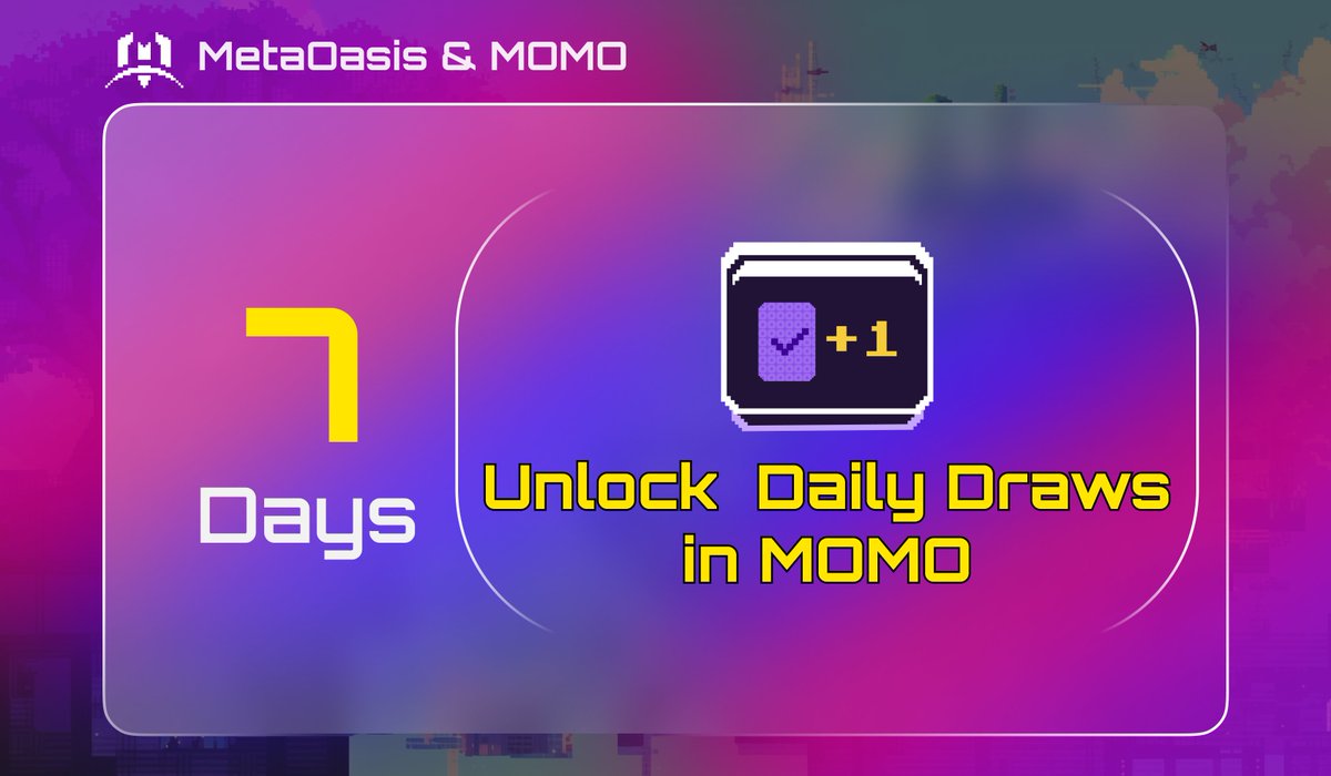 🎉To show our appreciation for the incredible support and enthusiasm from our community in upgrading their trees through the #MOMO game, MetaOasis is launching an exciting social media interaction event. Whether you're an OG who joined from day one or a newcomer just getting