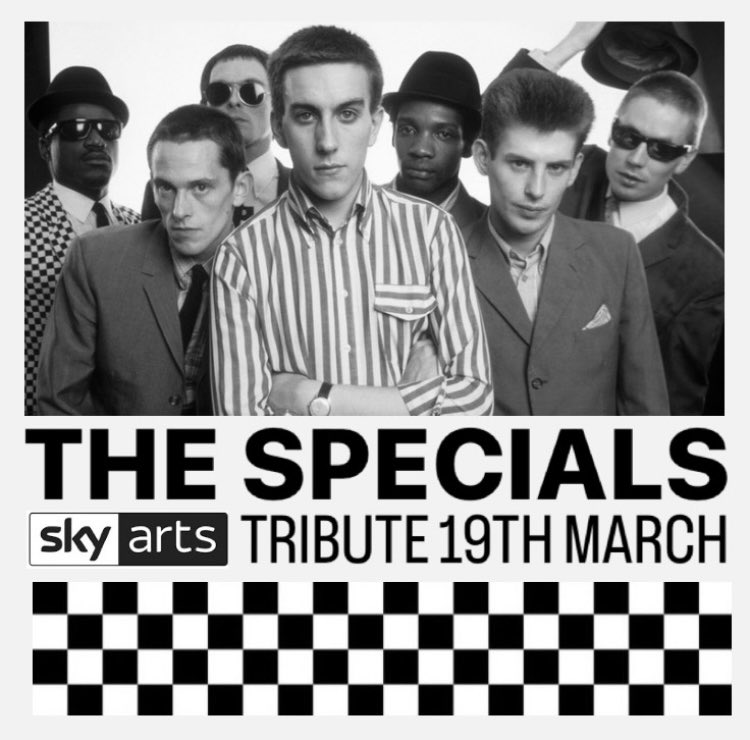 Exciting news for 2 Tone fans in general & Specials fans in particular! On Tuesday 19th March at 9pm Sky Arts will be broadcasting “Record On: The Specials”, as a tribute to the late great Terry Hall on what would have been his 65th birthday.