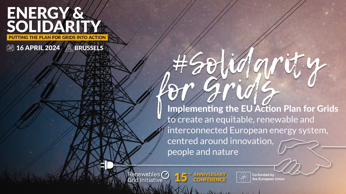 To face Europe's #energy challenges, we need #Solidarity4Grids ⚡️

Implementing the #EU Action Plan for Grids through collaboration & trust can ensure a reliable & equitable system🌿

What are the next steps?🤔Join us on🗓️ 16 April to discuss w/ experts👉 Solidarity4Grids.eventbrite.co.uk
