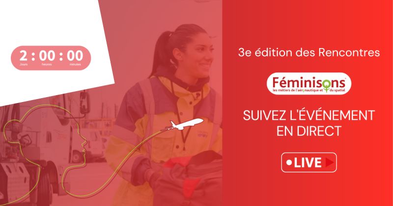 J- 1 avant la 3 édition des rencontres '@Feminisonslaero les métiers de l'aéronautique et du spatial” au siège @GroupeADP ! ♀️ Suivez le direct #Féminisonslaero à partir de 14h >>> bit.ly/42RP2lb 🗓️ Découvrez le programme, avec @airemploi >>> bit.ly/3TaaaQD