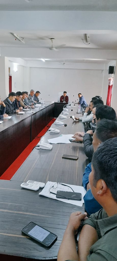 ChandelDeo's tweet photo. Training and Preparatory Meeting of EEM Team chaired by DEO, Chandel. 
@ECISVEEP @CeoManipur @SpokespersonECI 
#LokSabhaElections2024 https://t.co/ikg9MXjx4d