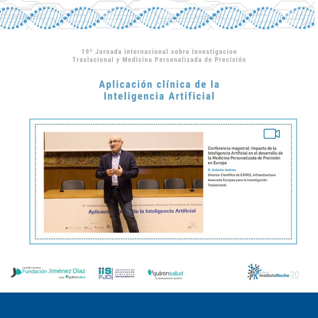 InstitutoRoche's tweet photo. 📹Conferencia magistral #IAFJD I Impacto de la #IA en el desarrollo de la #MPP en Europa
🏁El Espacio Europeo de Datos Sanitarios contribuirá a:
- Ofrecer un marco coherente, fiable y eficiente para el uso de datos
- Empoderar a las personas en su acceso
https://t.co/3lXUwJqFBG https://t.co/qDlmoxbAfk